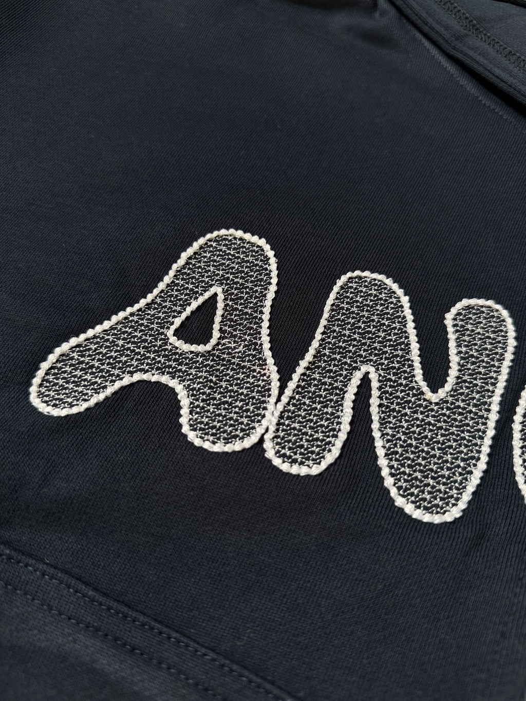 Angel Zip-Up Hoodie Navy